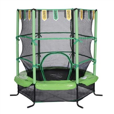 Trampolí infantil de 55 polzades amb banderes